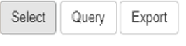Image of the query tool data field list