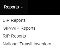 Image of the Reports List Menu